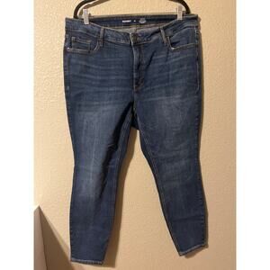 Old Navy high-rise rockstar skinny secret, smooth pockets women’s jeans size 20